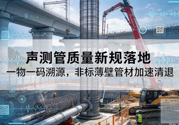 铜川声测管质量新规落地，一物一码溯源，非标薄壁管材加速清退